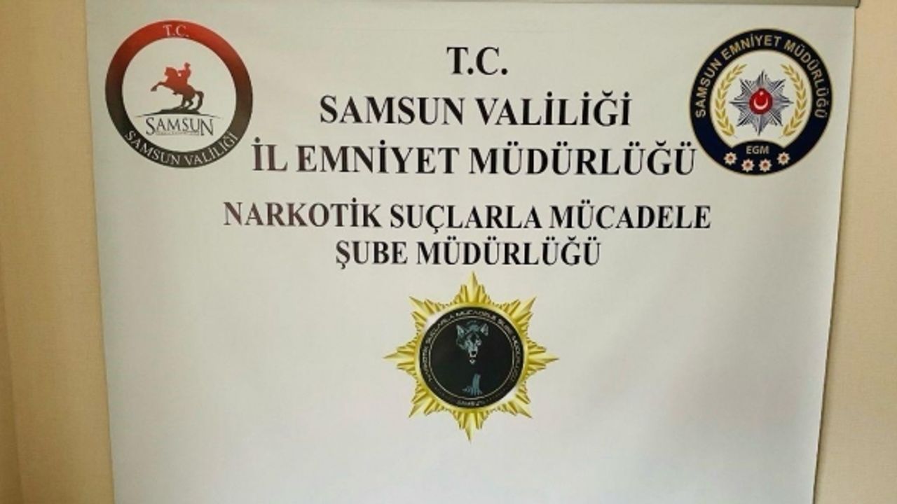 Samsun’da 672 adet sentetik ecza ele geçirildi: 1 gözaltı