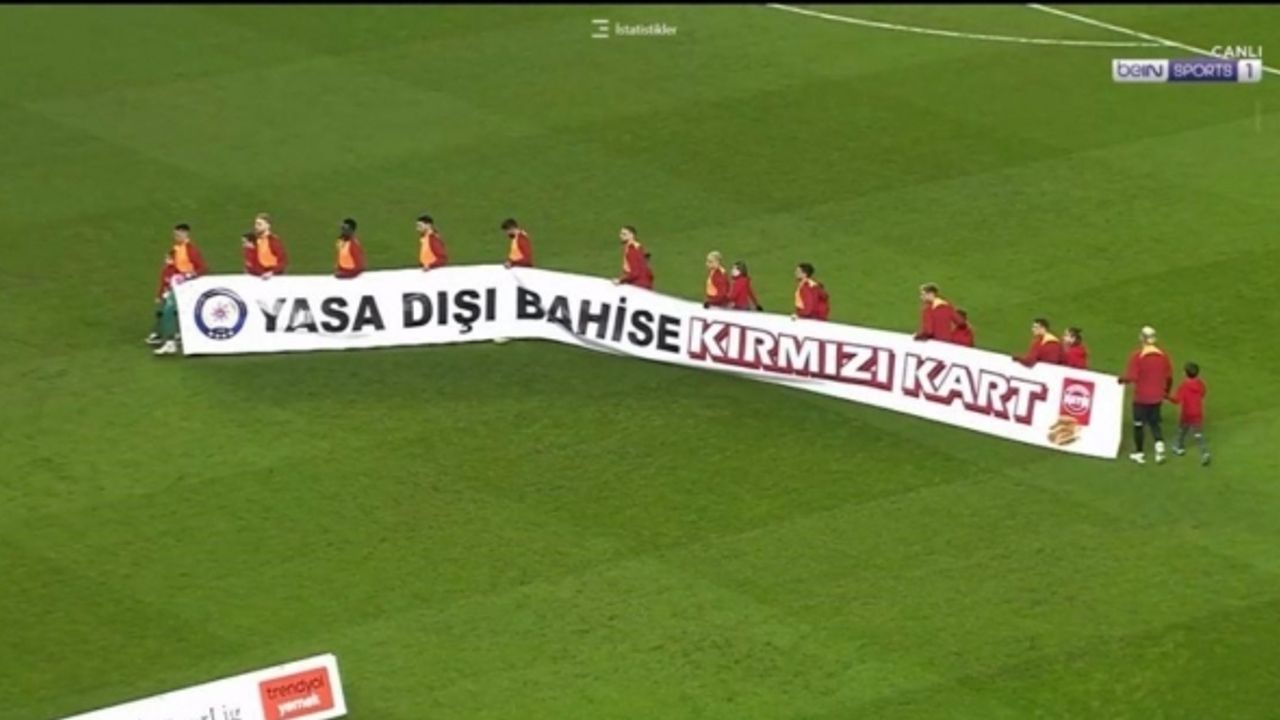 Samsunspor-Galatasaray maçında “yasa dışı bahise kırmızı kart”