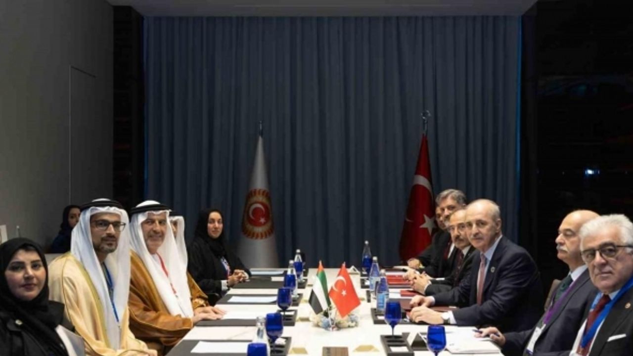 TBMM Başkanı Kurtulmuş, BAE Federal Ulusal Konseyi Birinci Başkanvekili Al Tayer’i kabul etti