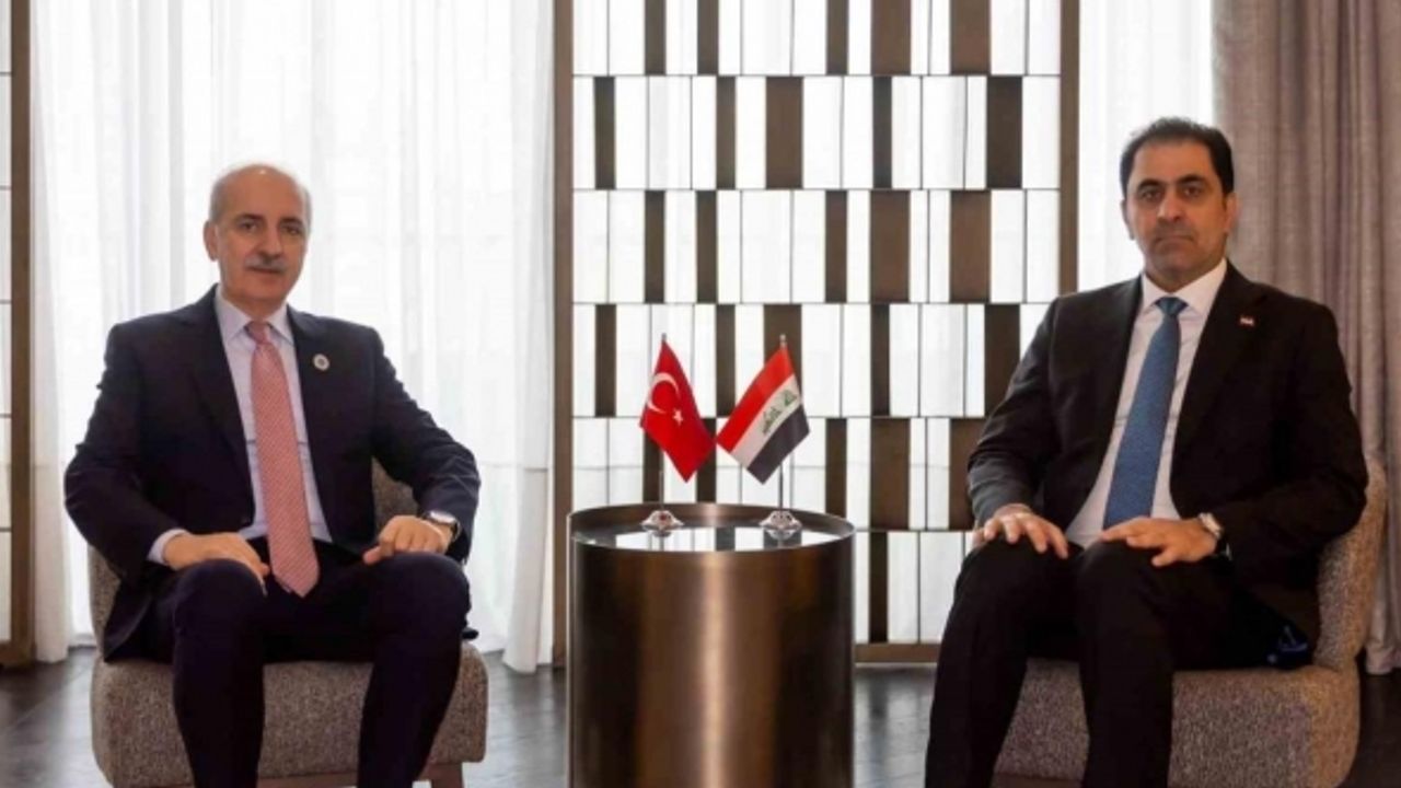 TBMM Başkanı Kurtulmuş, Irak Temsilciler Meclisi Başkanvekili Mendelavi ile görüştü