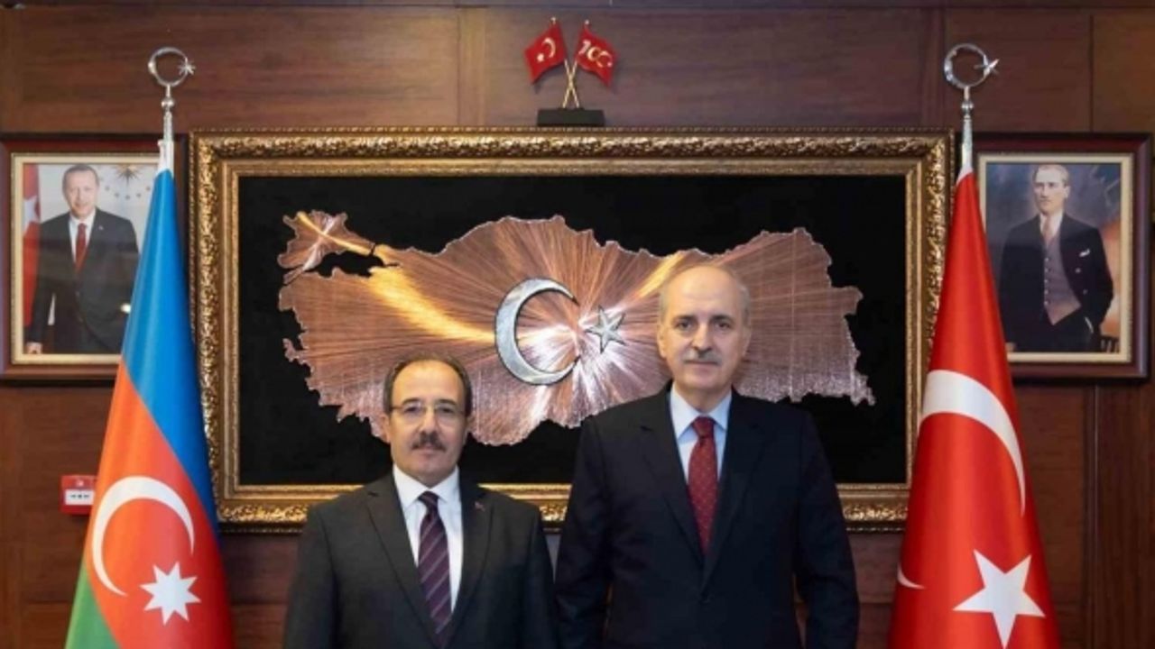 TBMM Başkanı Kurtulmuş, Türkiye’nin Bakü Büyükelçiliğini ziyaret etti