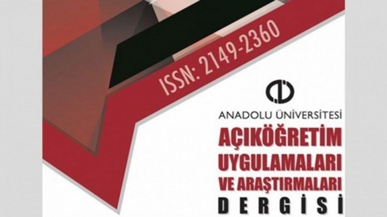 Açıköğretim Uygulamaları ve Araştırmaları Dergisi "SOBİAD Etki Değeri" raporunda ilk sırada