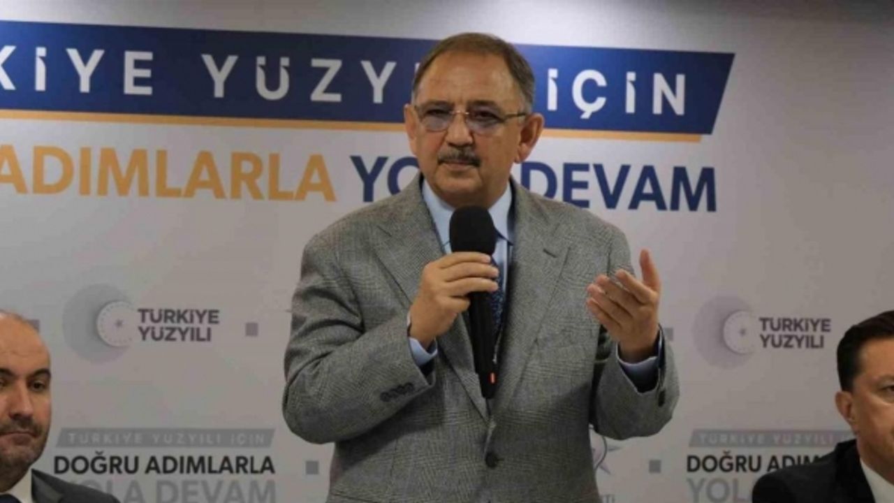 Bakan Özhaseki: "Kentsel dönüşümü kendisine iş edinen bir tane CHP’li belediye başkanı görmedim"