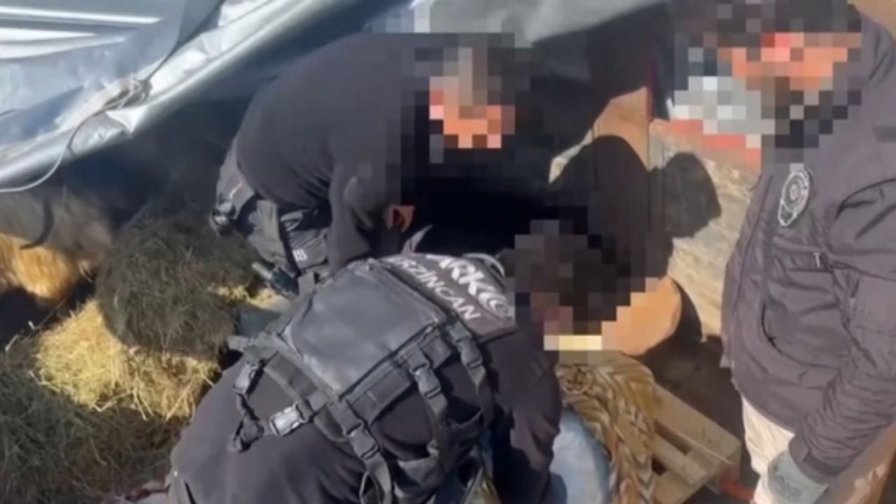 Erzincan’da 18 milyon TL değerinde olan 58 kilo 500 gram skunk ele geçirildi