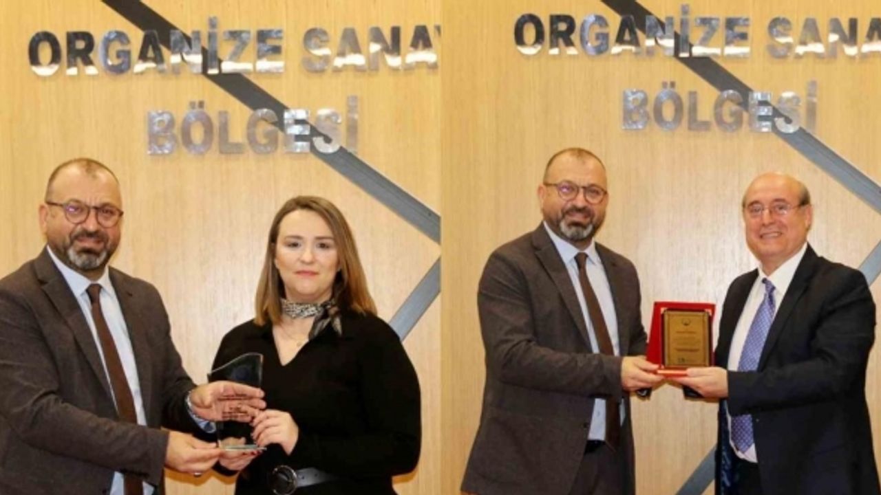 Kütahya Organize Sanayi Bölgesi’nde ödül töreni