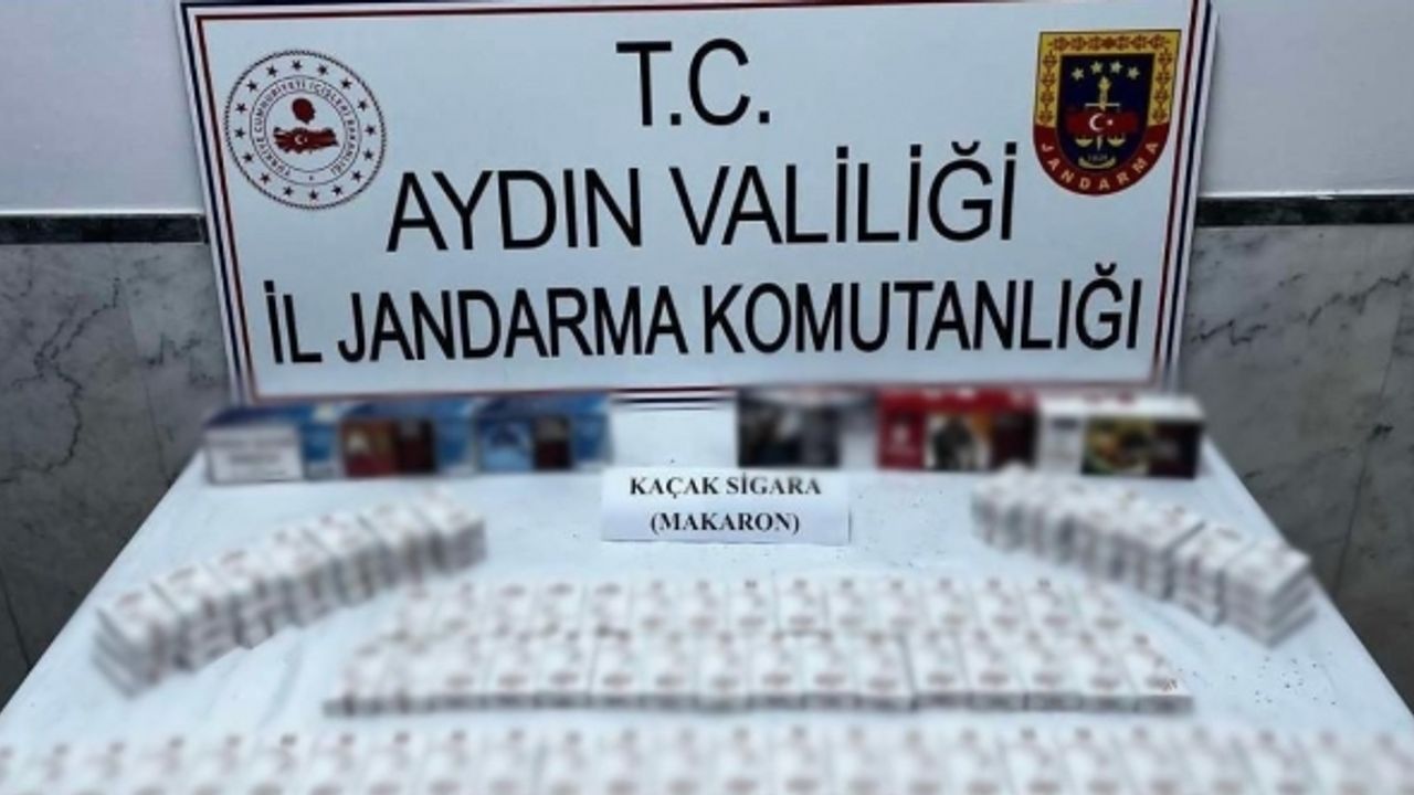 Kuyucak’ta 75 paket içi dolu makaron ele geçirildi