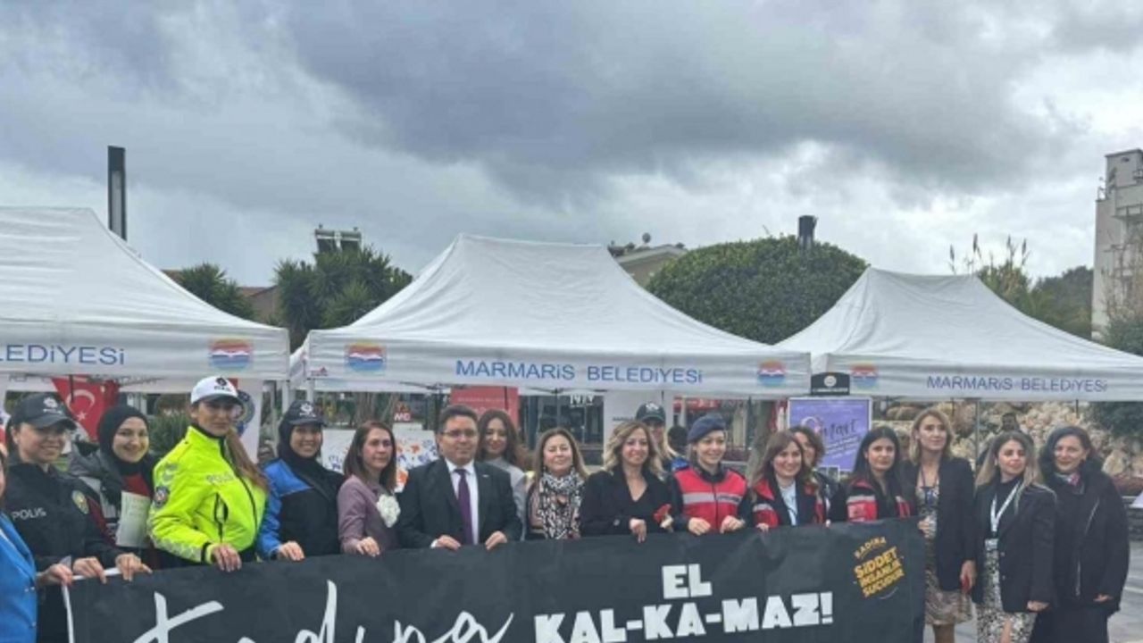 Marmaris’te Kadın Polis ve Jandarmadan 8 Mart etkinliği