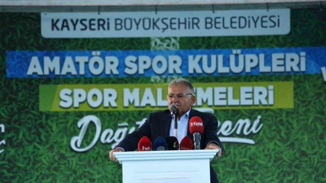 Sporcunun dostu başkandan amatör spor kulüplerine destek sürüyor