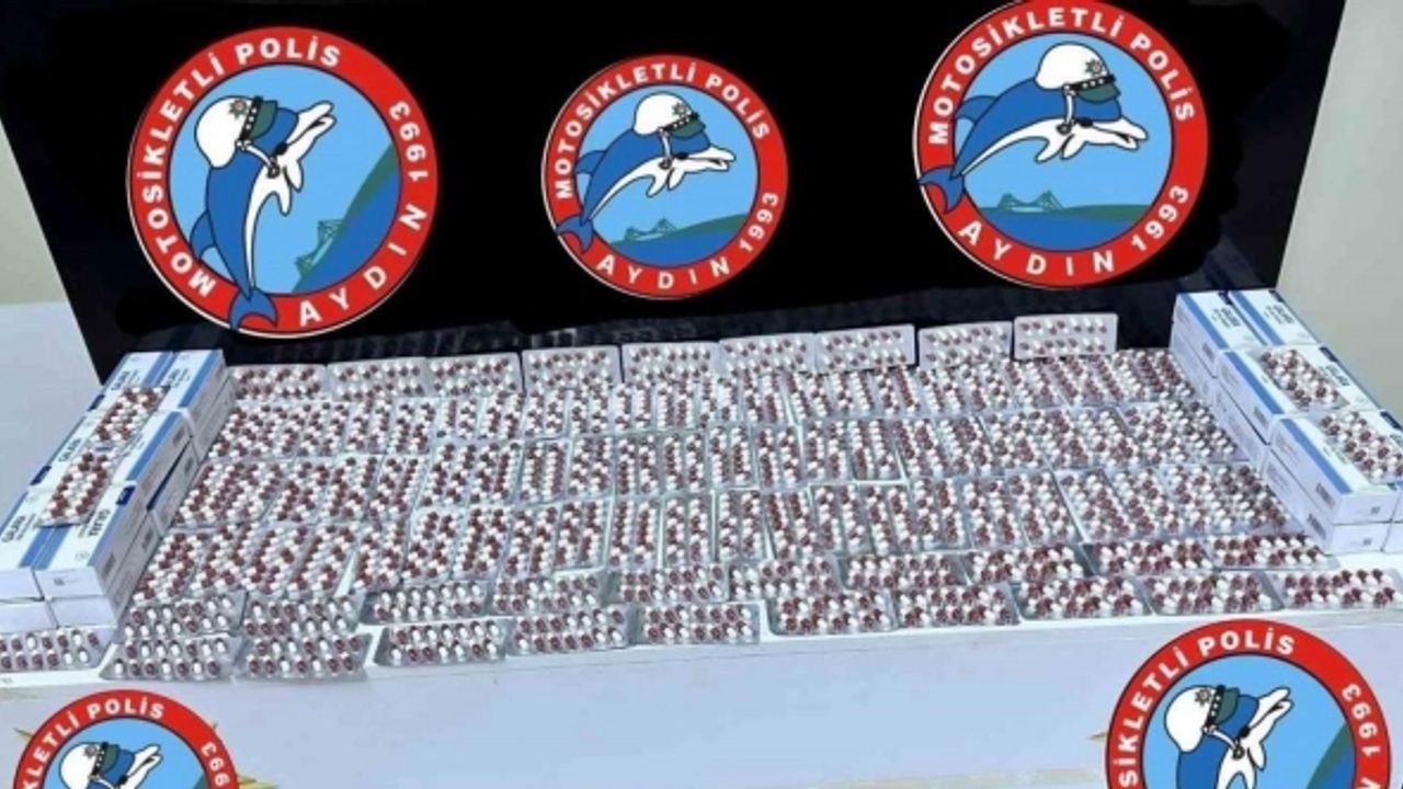 Şüpheli araçta bin 402 adet sentetik hap ele geçirildi