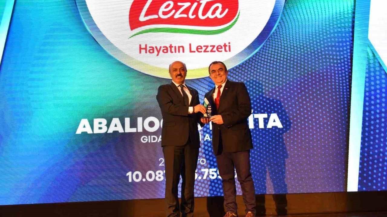 Anadolu’nun en büyük firmaları listesinde 34. olan Lezita’ya ödül