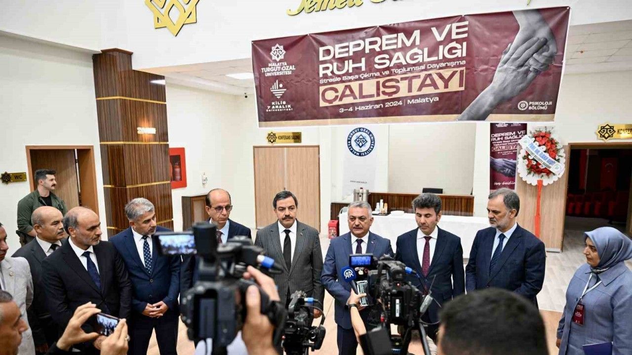 Malatya’da ‘Deprem ve Ruh Sağlığı Çalıştay’ı düzenlendi