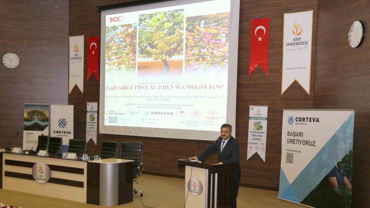 Siirt Üniversitesi’nde “2. Uluslararası Siirt Fıstık Çalıştayı” düzenlendi