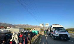 Malatya’da yolcu otobüsü devrildi: Çok sayıda yaralı var