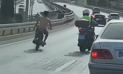 Peşindeki polisin üzerine motosiklet süren sürücüye 38 bin lira para cezası
