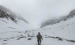 Erzincan’ın yüksek kesimlerine kar yağdı