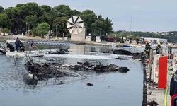 Hırvatistan’da marinadaki 22 tekne alev alev yandı