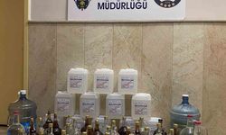 İncirliova’da 150 litre kaçak alkol yakalandı