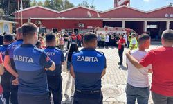 Tarsus Belediye personeli yangın tatbikatına katıldı