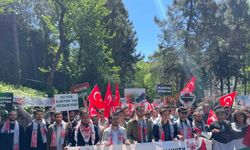 Üniversite öğrencilerinden İsrail’e tepki yürüyüşü