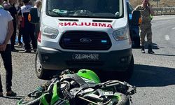 Elazığ’da motosiklet devrildi: 1 ölü