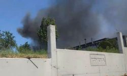Tekirdağ’da fabrika yangını: Gökyüzü siyah örtü ile kaplandı