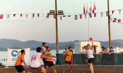 Köyceğiz’de Plaj Hentbolu Turnuvasında 14 takım mücadele etti