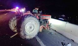 Manisa’da kamyon ile traktör çarpıştı: 1 ölü