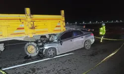 Konya'da Traktör Römorkuna Çarpan Otomobilin Sürücüsü Hayatını Kaybetti