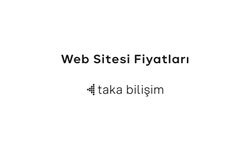 Web Sitesi Fiyatları Taka Bilişim’de Ne Kadar?