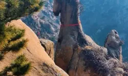 At Yılı Öncesi Doğanın Sürprizi: Qingdao’daki Kaya Turizmi Hareketlendirdi