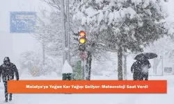 Malatya’da Sert Kış Alarmı: Yoğun Kar ve Dondurucu Soğuk Kapıda