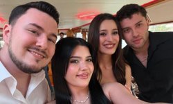 Metin Can Akdeniz ve Sevgilisi Su Yıldız, Pelin Aden'in Nikah Sonrası Partisine Katıldı