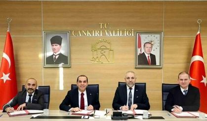 Çankırı Yakınkent OSB Acil Sağlık Hizmetleri İstasyonu binası yapım ve kullanım protokolü imzalandı