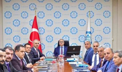 DİSKİ toplantısı Vali Ali İhsan Su başkanlığında gerçekleşti