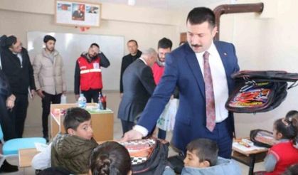 Diyadin Kaymakamı Karali, Pirali Köyü İlkokulunu ziyaret etti