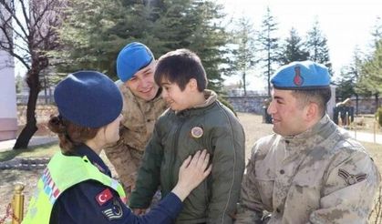 Jandarmadan özel misafirlere özel ağırlama