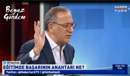 PDR konusunda Fatih Altaylı'dan tepki çeken sözler