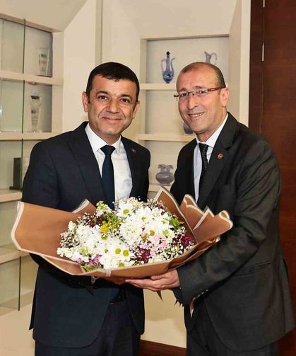 Denizli Gazeteciler Cemiyeti, Başkan Çavuşoğlu’nu ziyaret etti