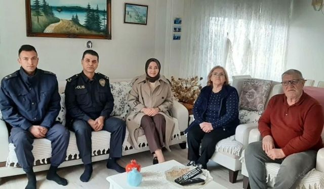 Kaymakam Çanakçıoğlu’ndan gazilere ziyaret