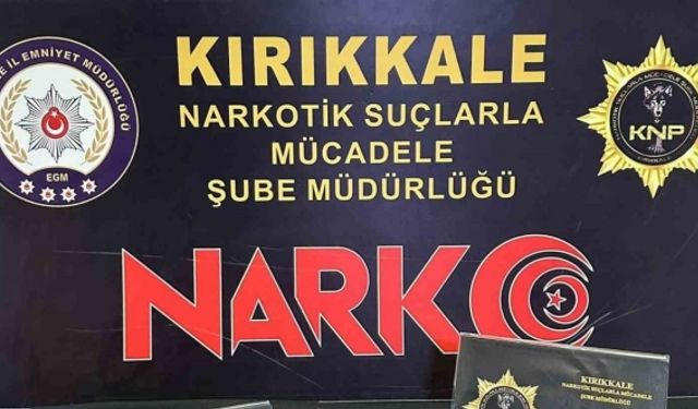 Kırıkkale’de uyuşturucuyla yalanan iki şüpheli gözaltına alındı