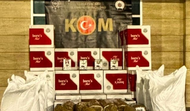 Yozgat’ta 410 bin makaron ve 247 kilogram kaçak tütün ele geçirildi