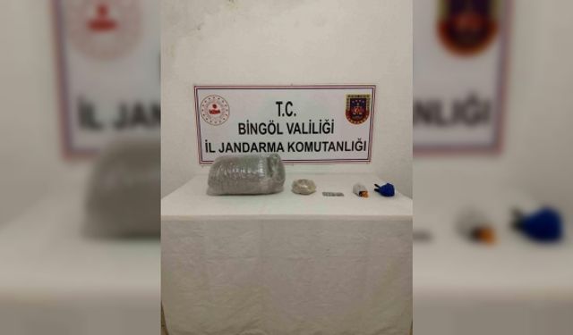 Bingöl’de uyuşturucu madde ele geçirildi: 1 gözaltı