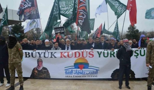 Diyarbakır’da "Büyük Kudüs Yürüyüşü” yapıldı