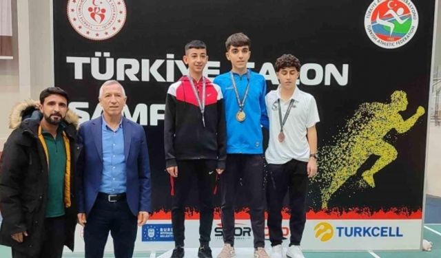 Diyarbakırlı sporcu Türkiye birincisi oldu