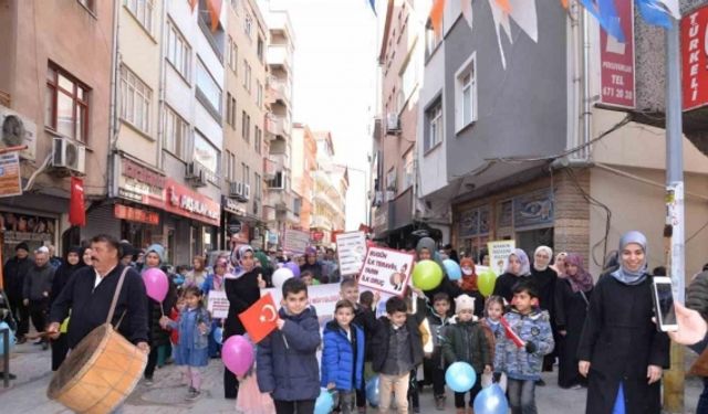 Türkeli’de "Ramazan Karşılama Yürüyüşü"