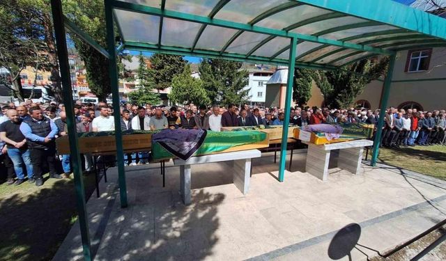 Çankırı’daki kazada hayatını kaybedenler Ordu’da toprağa verildi