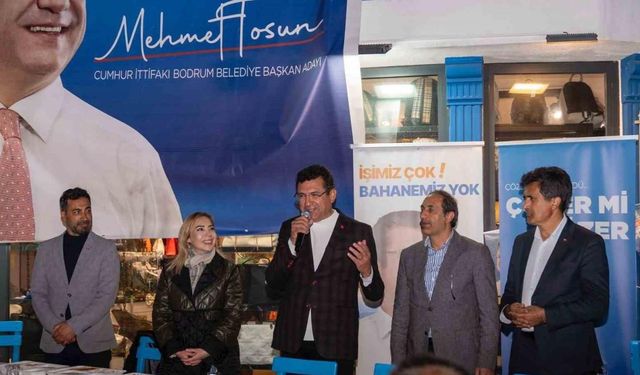 Cumhur İttifakı Bodrum Belediye Başkan Adayı Tosun’dan “hizmet seferberliği” sözü