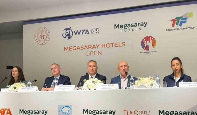 Megasaray Hotels Open Tenis Turnuvası’nın basın toplantısı gerçekleştirildi