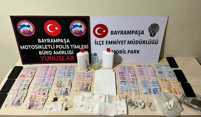 Bayrampaşa’da uyuşturucu operasyonu: 7 gözaltı