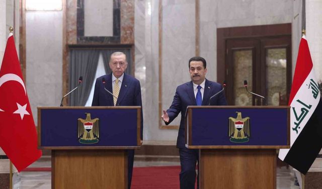 Cumhurbaşkanı Erdoğan: “Irak ile ilişkilerimizi, ortak çıkarlarımızı gözeterek ilerletme yönünde güçlü siyasi iradeye sahibiz”